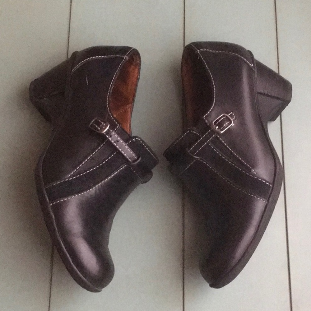 Naturalizer Orillia Black Leather Shoe Boot Sz7.5W
